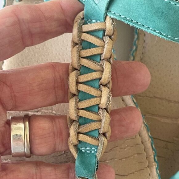 Sperry Teal Leather  Sandals - Picture 5 of 8